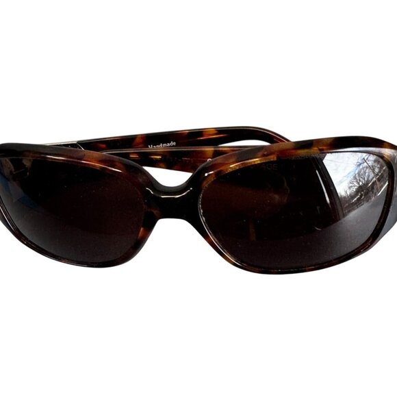 Brighton Crystal Voyage Tortoise Shell Sunglasses With Floral Case - Picture 5 of 11